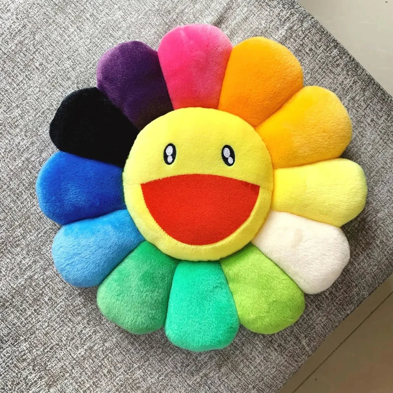 all colour  flower pillow