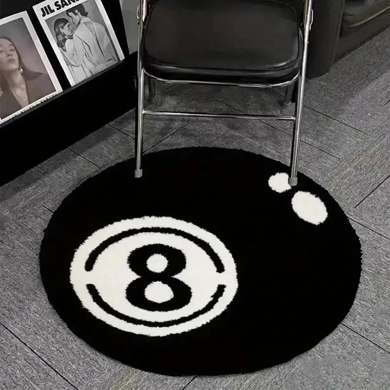 8 ball rug