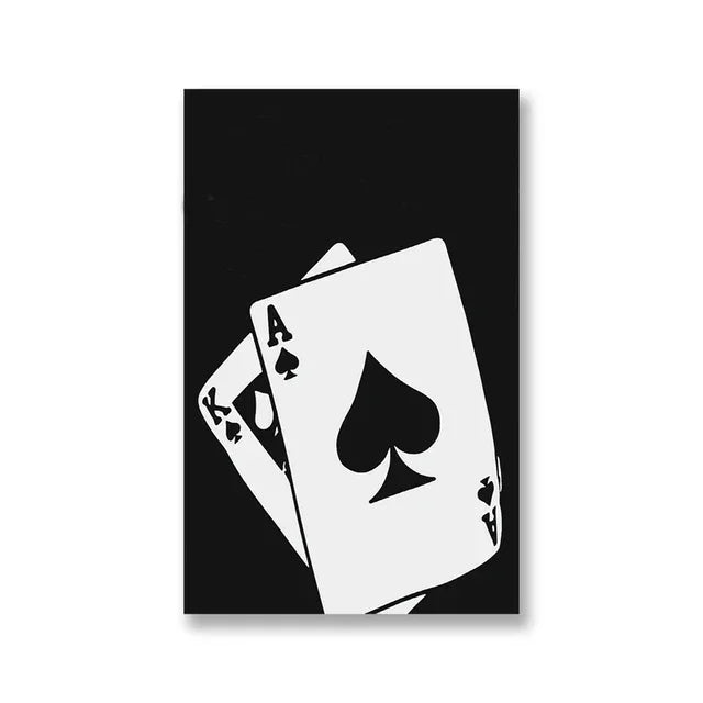 black and white posters