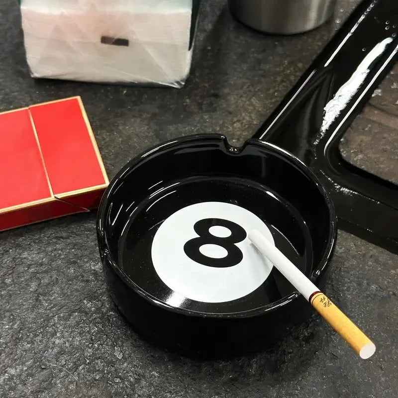 8 ball ashtray