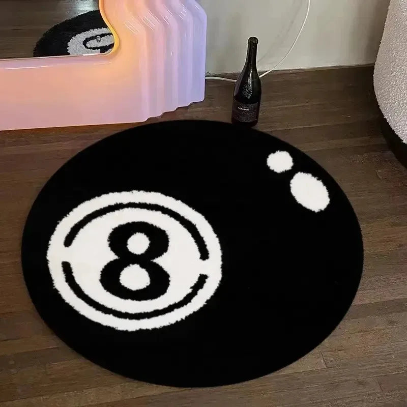 8 ball rug